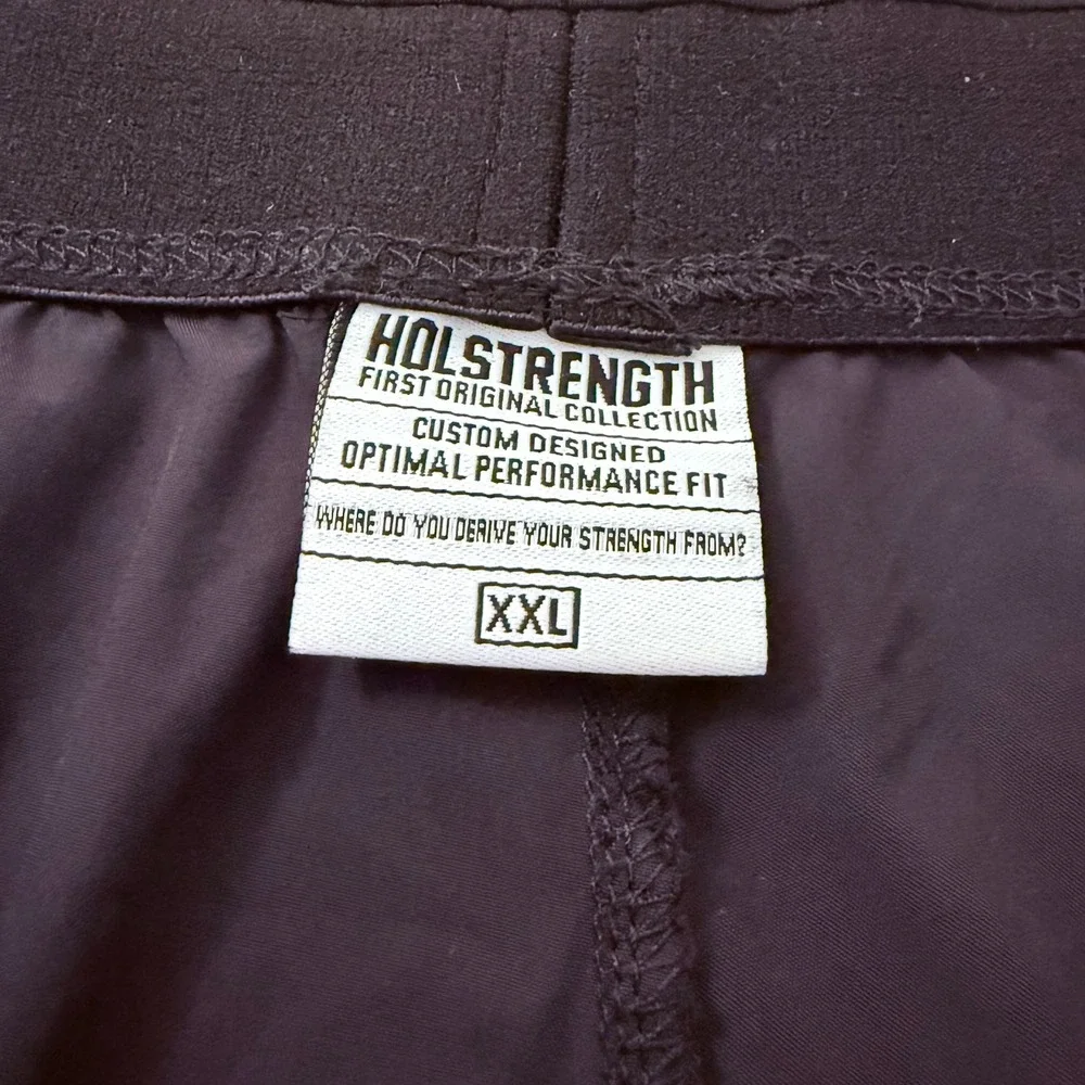 Holstrength Mens XXL Performance Gym Shorts Black First Original Collection